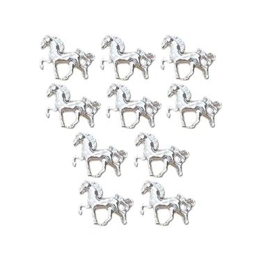 Imagem de Berloques para design de unhas | Acessórios de manicure em forma de cavalo | Pedras para decoração de scrapbooking, para noivas, festas de casamento, eventos especiais, profissionais, amantes de