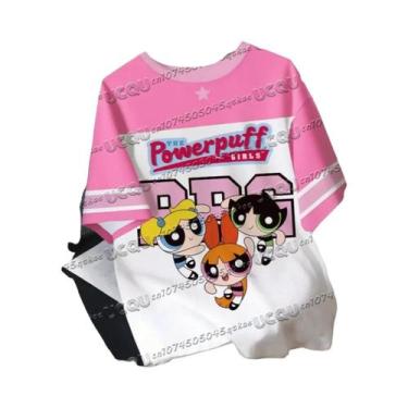 Imagem de Camiseta Masculina plus Size De Manga Curta Com Estampa 3D Powerpuff G
