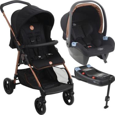Imagem de Carrinho de Bebe Bebe Conforto Base ISOFIX Burigotto Lui Cobre