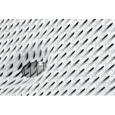 Imagem de Quebra-cabeça em Madeira linha Abstract Secret 300 peças - Grey - Reid