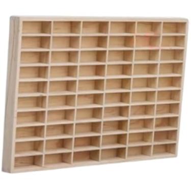 Imagem de oshhni Vitrine Organizadora para Miniaturas de Carros, Armário de Madeira Robusto para Colecionáveis, Ideal para Guardar Miniaturas de Carros e Brinquedos, Sem Tampa