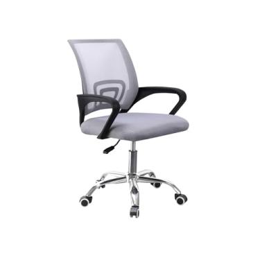 Imagem de Cadeira de Escritorio Moderna Lifetoyou em Tela Mesh com rodizios e Ajuste de altura (CINZA)