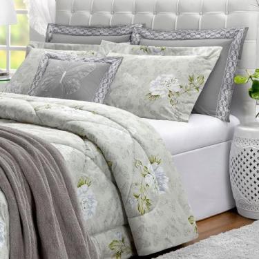 Imagem de Kit Edredom Dupla face com Lençol Butterfly Queen 11 Peças - Top Chick