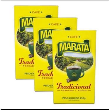 Imagem de Kit 3 Pacotes de Café Maratá a Vácuo 250g