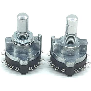 Imagem de Botão de interruptor de energia, centro de máquina, volantes eletrônicos, interruptor rotativo 1 2 3 4 pólos 3 4 5 6 7 9 posições (cor: 4 polos 3 posições)