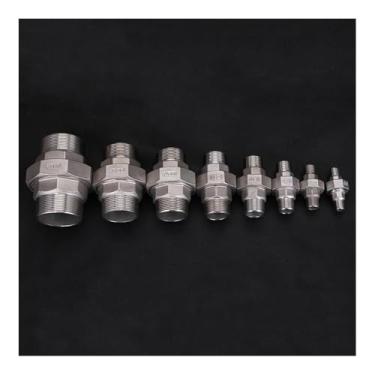 Imagem de 1/10.2 cm 3/20.3 cm 1/5.1 cm 3/10.2 cm 2.5 cm 1-1/10.2 cm 1-1/5.1 cm 5.1 cm BSPT Euqal Male Socket Union Set 304 Encaixe de tubulação de aço inoxidável água gás óleo (5 cm)