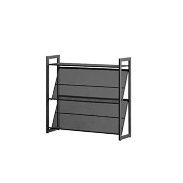 Imagem de Organizador de sapatos sapateira prateleira de sapatos de ferro forjado rack de armazenamento de sapatos de metal pequeno multicamadas rack organizador de sapatos para quarto, sala de estar, entrada