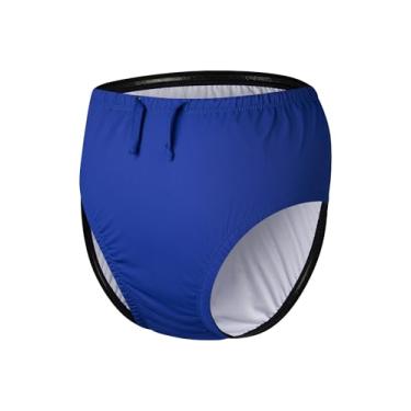 Imagem de SPOFOR Fraldas de natação reutilizáveis para adultos para incontinência com necessidades especiais, roupa de banho, impermeável, à prova de vazamento, capas de fraldas unissex