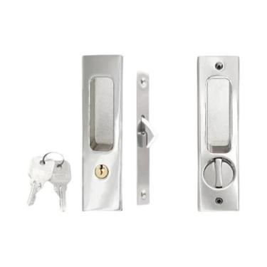 Imagem de Fechadura De Porta Deslizante De Madeira Invisível Com Chave Para Cozi