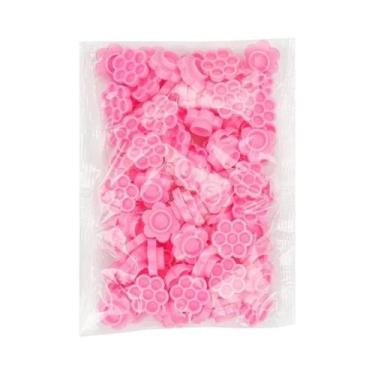 Imagem de Copa De Cola Rosa Para Extensões De Cílios, 100-500 Peças, Ferramenta 