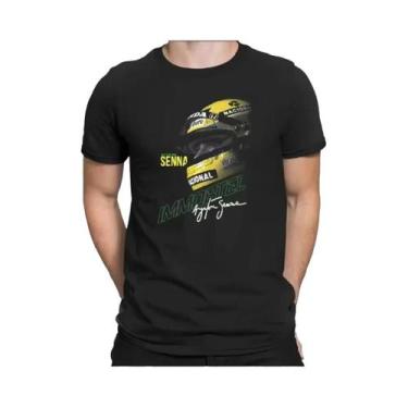 Imagem de Camiseta Gráfica Unissex Ayrton Senna Fórmula 1 Y2K Liam Payne Style P