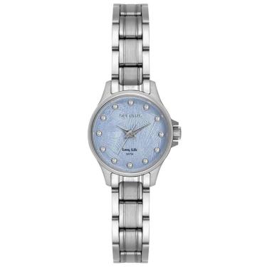 Imagem de Relógio Seculus Feminino Ref: 77330l0svna3 Clássico Aço Prateado