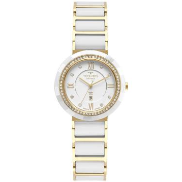 Imagem de Relógio Technos Feminino Ceramic-saphire Dourado - 2036mrp-1b 2036mrp-1b