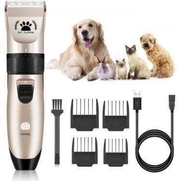Imagem de Kit de cuidados para cães Barbatanas Elétricas de baixo ruído Sem Fio 