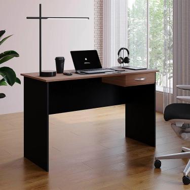 Imagem de Mesa De Escritório Com Gaveteiro Susy Mb1 Cor Preto Savana