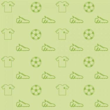 Imagem de Papel De Parede Infantil Futebol E Chuteira
