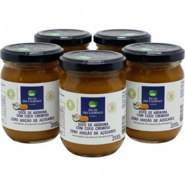 Imagem de Kit c/ 5und Doce Abobora com Coco Diet SAO LOURENCO 200g - São Lourenç