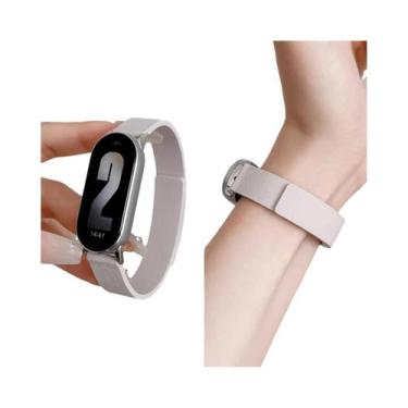Imagem de Pulseira Magnética De Silicone Para Xiaomi Mi Band 10 9 8 - Acessório 