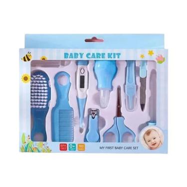 Imagem de Kit De Cuidados Para Bebês 10 Peças: Termômetro, Escova De Higiene, Co