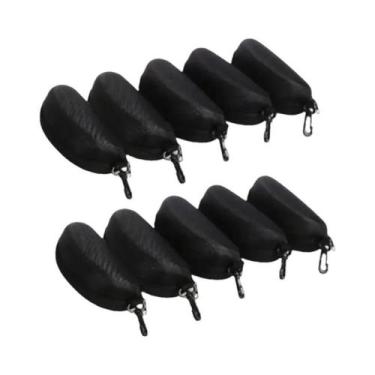 Imagem de Estojo Protetor Portátil Para Óculos Oxford Com Gancho, Pacote Com 5 O