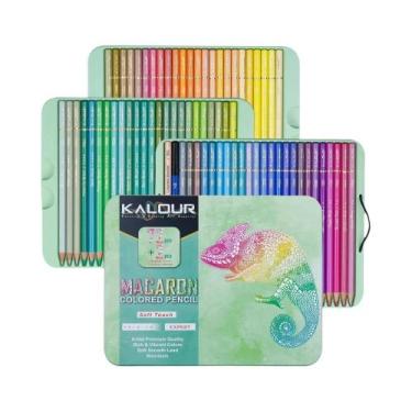 Imagem de Conjunto De Lápis De Cor a Óleo Profissionais 50 72 180 240 300 Peças 