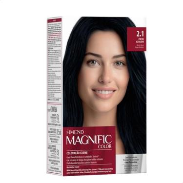 Imagem de Tinta de Cabelo Amend Magnific Color 2.1 Preto Azulado