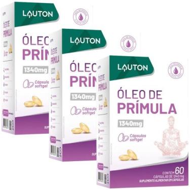 Imagem de KIT 3X Óleo de Prímula 60 cápsulas - Lauton