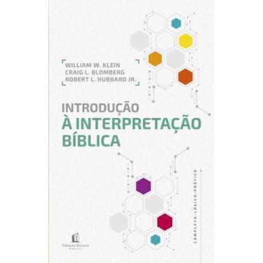 Imagem de Introdução a Interpretação Bíblica - THOMAS NELSON, Sortido