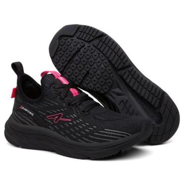 Imagem de Tenis Preto Feminino Corrida Academia Dia a Dia Trabalho Faculdade Esc