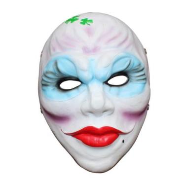 Imagem de Máscara de cosplay de Halloween Paydays Creepy Headgear Resin - yiweis