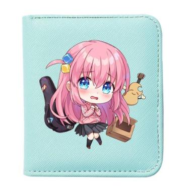 Imagem de Carteira Bocchis Rocks Anime Characters Slim Bifold - Yiweisai