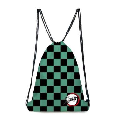 Imagem de Mochila com cordão Anime Demons Slayers Kamado Tanjirou 3D - yiweisai