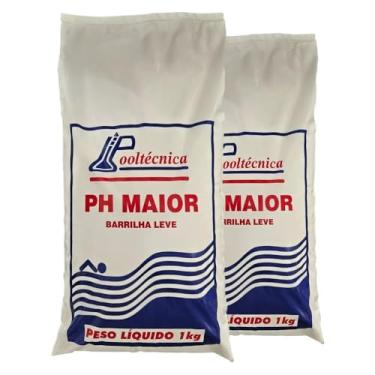 Imagem de 2 Kg Barrilha Leve Aumenta o Ph para Piscina - Elevador de Ph Carbonato de Sódio