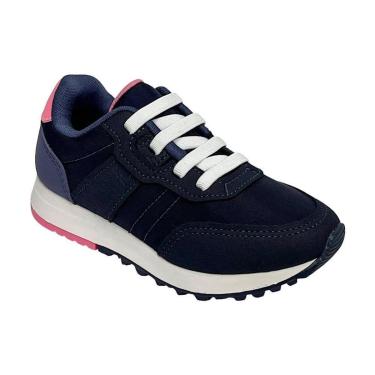 Imagem de Tênis Klin Infantil Walk Mini 216131 Marinho/Chumbo/Pink-Unissex