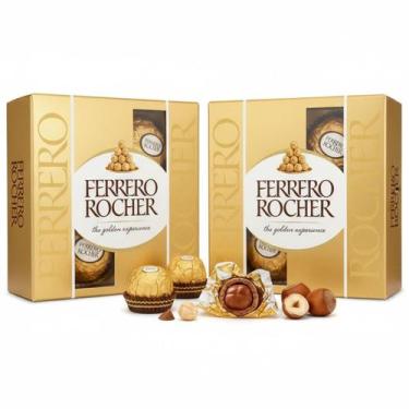 Imagem de Kit 2 Bombom Ferrero Rocher 50G (4 Bombons)
