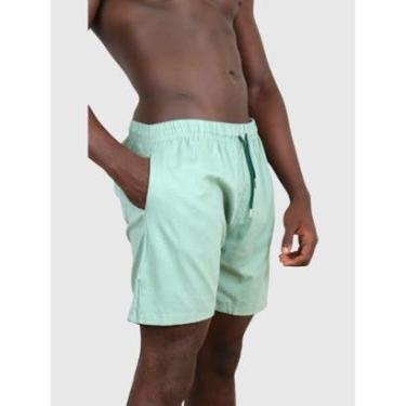 Imagem de Beruda Short Linho D Bell Outlet Fashion Preiu asculino Verde Claro-Feminino