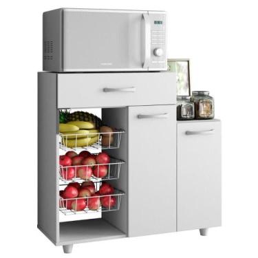 Imagem de Balcao Para Forno Com Fruteira 2 Portas 90 cm ARMoveis - Aramoveis, Br