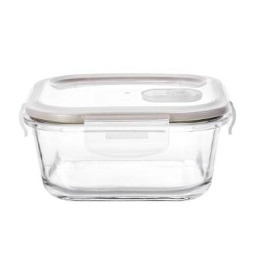 Imagem de Pote Hermético Quadrado em Vidro 320ml 58x12x12cm - Full Fit
