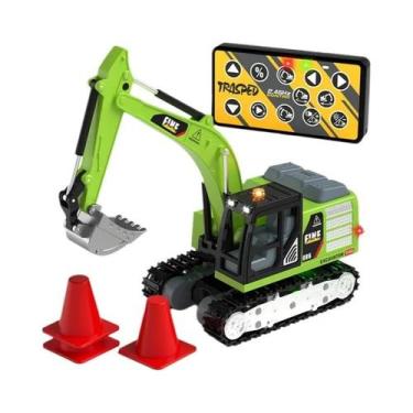 Imagem de Mini Caminhões RC De Liga Metálica, Empilhadeira 1:64, Controle Remoto