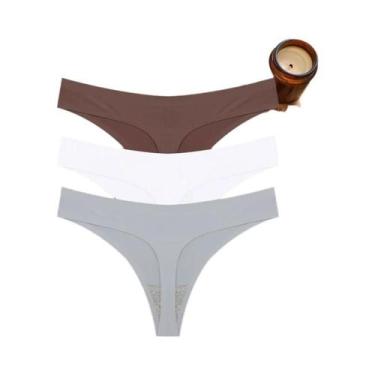 Imagem de Conjunto De Lingerie Sexy E Respirável Para Mulheres, T-back G-String,