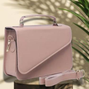Imagem de Bolsa Transversal Tira Colo De Mão Básica - Trend Bags, Nude