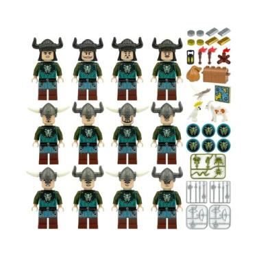 Imagem de Brinquedos De Blocos De Montar Em Forma De Bonecos Humanoides Miniatur