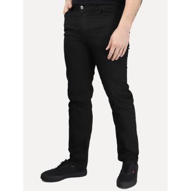 Imagem de Calça Ellus Jeans Masculina Regular First Black Zetex Preta-Masculino