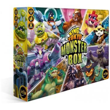 Imagem de Jogo de Estratégia King of Tokyo Monster Box 2 a 6 Jogadores, Para Maiores de 8 Anos, IELLO 51877, Amarelo
