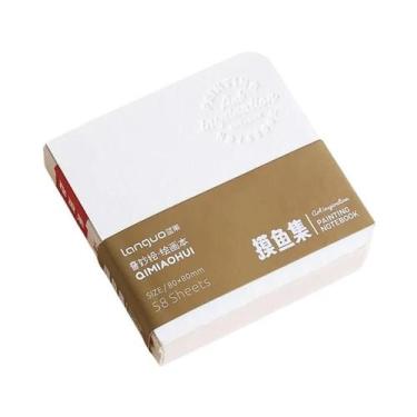 Imagem de Caderno De Desenho Portátil Mini 200GSM Para Aquarela, Caneta Marcador