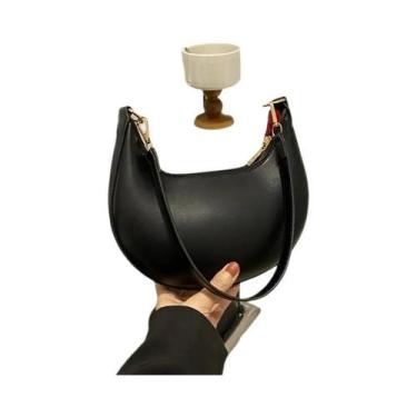 Imagem de Bolsa De Ombro Em Forma De Lua De Luxo Para Mulheres, Design Elegante 
