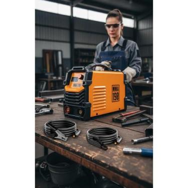 Imagem de Máquina Solda Inversora 190A MMA Tig Lift 220V Profissional - Congratu