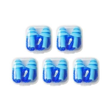 Imagem de Protetores De Ouvido De Silicone Macio 1-10 Pares, Portáteis, Redutore