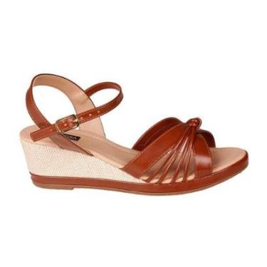 Imagem de Sandália anabela Confortável Moda Leve Feminino Villarosa 403550206-Feminino