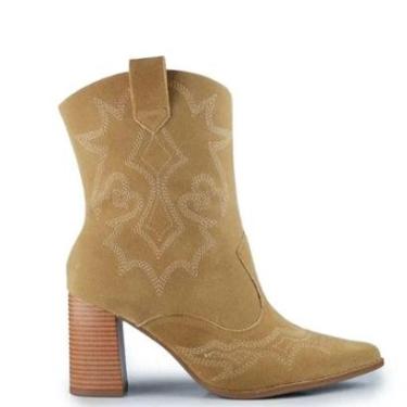 Imagem de Bota Ramarim Camel Feminino Original 26-63103-Feminino